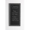 imageDesignOvation Wyeth Framed Magnetic Chalkboard BlackGrey