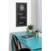 imageDesignOvation Wyeth Framed Magnetic Chalkboard BlackGrey