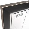 imageDesignOvation Wyeth Framed Magnetic Dry Erase Weekly Calendar Black