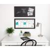 imageDesignOvation Wyeth Framed Magnetic Dry Erase Weekly Calendar Black