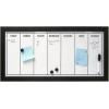 imageDesignOvation Wyeth Framed Magnetic Dry Erase Weekly Calendar Black