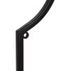 imageKate and Laurel Ciel Glam Geometric Wall Shelf 18 x 24 White Decorative Shelves for Use as OverThe Toilet Storage or Bedroom Display ShelvingBlack