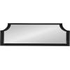 imageKate and Laurel Ciel Glam Geometric Wall Shelf 18 x 24 White Decorative Shelves for Use as OverThe Toilet Storage or Bedroom Display ShelvingBlack