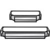 imageKate and Laurel Ciel Glam Geometric Wall Shelf 18 x 24 White Decorative Shelves for Use as OverThe Toilet Storage or Bedroom Display ShelvingBlack