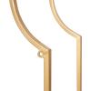 imageKate and Laurel Ciel Glam Geometric Wall Shelf 18 x 24 White Decorative Shelves for Use as OverThe Toilet Storage or Bedroom Display ShelvingGold