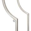 imageKate and Laurel Ciel Glam Geometric Wall Shelf 18 x 24 White Decorative Shelves for Use as OverThe Toilet Storage or Bedroom Display ShelvingSilver