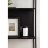 imageKate and Laurel Nomi Modern Metal Bathroom Wall Shelf 18 x 6 x 32 Black Contemporary Sleek Tiered Metal Shelves for Wall Decor Display and OverTheToilet StorageBlack