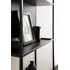 imageKate and Laurel Nomi Modern Metal Bathroom Wall Shelf 18 x 6 x 32 Black Contemporary Sleek Tiered Metal Shelves for Wall Decor Display and OverTheToilet StorageBlack