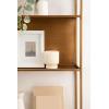 imageKate and Laurel Nomi Modern Metal Bathroom Wall Shelf 18 x 6 x 32 Black Contemporary Sleek Tiered Metal Shelves for Wall Decor Display and OverTheToilet StorageGold