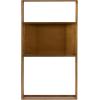 imageKate and Laurel Nomi Modern Metal Bathroom Wall Shelf 18 x 6 x 32 Black Contemporary Sleek Tiered Metal Shelves for Wall Decor Display and OverTheToilet StorageGold