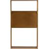imageKate and Laurel Nomi Modern Metal Bathroom Wall Shelf 18 x 6 x 32 Black Contemporary Sleek Tiered Metal Shelves for Wall Decor Display and OverTheToilet StorageGold