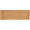 imageKate and Laurel Rahmati Modern Rattan Floating Shelves Set of 2 24 x 8 Natural Rattan Boho Bathroom and Kitchen Shelves for Above Toilet or Cute Nursery Bookshelves