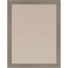imageDesignOvation Beatrice Framed Linen Fabric Pinboard 27x33 White Rustic Wall OrganizationGrey