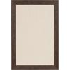 imageDesignOvation Beatrice Framed Linen Fabric Pinboard 27x33 White Rustic Wall OrganizationWalnut Brown