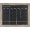 imageDesignOvation Beatrice Framed Magnetic Chalkboard Monthly Calendar 18x27 Walnut BrownRustic Brown