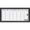 imageDesignOvation Wyeth Framed Magnetic Dry Erase Weekly Calendar Black