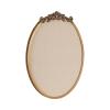 imageKate and Laurel Arendahl Decorative Oval Pinboard 18 x 24 Gold Framed Round Ornate Vintage Cork Board for Use as Motivational Vision Board or Wall Organizer