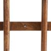 imageKate and Laurel Eland Modern FiveHook Wall Hanging Coat Rack 30 x 4 x 12 Walnut Brown Decorative Wood Coat Rack Wall Mount for Use as Entryway Storage or Mudroom Hooks