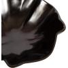 imageKate and Laurel Flutte Scalloped Decorative Metal Serving Bowl 10 x 10 x 3 Black Nickel Modern Wavy Fruit Bowl for Kitchen Counter or Use as Tabletop Storage for an Entryway TablePewter