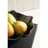 imageKate and Laurel Flutte Scalloped Decorative Metal Serving Bowl 10 x 10 x 3 Black Nickel Modern Wavy Fruit Bowl for Kitchen Counter or Use as Tabletop Storage for an Entryway TablePewter