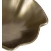imageKate and Laurel Flutte Scalloped Decorative Metal Serving Bowl 10 x 10 x 3 Black Nickel Modern Wavy Fruit Bowl for Kitchen Counter or Use as Tabletop Storage for an Entryway TableGold