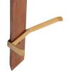 imageKate and Laurel Rossmore Modern 4Hook Vertical Wall Hanging Coat Rack 8 x 4 x 30 Rustic Brown and Black Decorative Modern Wood and Metal Coat Tree Hanging Hooks for WallMounted StorageBrown