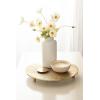 imageKate and Laurel Sancia Decorative Round Embossed Metal Tray with Feet 10 Inch Diameter Gold Modern Circle Footed Coffee Table Tray for Use as Kitchen Counter Display or Living Room Decor AccentGold