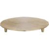 imageKate and Laurel Sancia Decorative Round Embossed Metal Tray with Feet 10 Inch Diameter Gold Modern Circle Footed Coffee Table Tray for Use as Kitchen Counter Display or Living Room Decor AccentGold