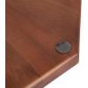 imageKate and Laurel Thorpe MidCentury Solid Wood Octagon Serving Tray 16 Inch Diameter Walnut Brown Modern Geometric FoodSafe Tray for Use as Charcuterie Board or Living Room Ottoman Tray