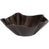 imageKate and Laurel Flutte Scalloped Decorative Metal Serving Bowl 10 x 10 x 3 Black Nickel Modern Wavy Fruit Bowl for Kitchen Counter or Use as Tabletop Storage for an Entryway TablePewter
