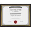 imageDesignOvation Corporate Document Frame Made to Display Standard Certificates Black 85x11 Set of 12 Ready to Use Horizontally or Vertically
