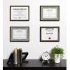 imageDesignOvation Corporate Document Frame Made to Display Standard Certificates Black 85x11 Set of 12 Ready to Use Horizontally or Vertically