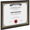 imageDesignOvation Corporate Document Frame Made to Display Standard Certificates Black 85x11 Set of 12 Ready to Use Horizontally or Vertically