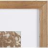 imageDesignOvation Gallery Wood Photo Frame Set for Customizable Wall Display Black 11x14 matted to 8x10 Pack of 4Rustic Brown