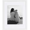 imageDesignOvation Gallery Wood Photo Frame Set for Customizable Wall Display Black 11x14 matted to 8x10 Pack of 4White