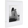 imageDesignOvation Gallery Wood Photo Frame Set for Customizable Wall Display Black 11x14 matted to 8x10 Pack of 4White