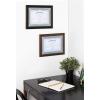 imageDesignOvation Kieva Solid Wood Document Frames Distressed Black 85x11 Pack of 6Black
