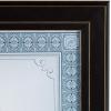 imageDesignOvation Kieva Solid Wood Document Frames Distressed Black 85x11 Pack of 6Black