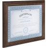 imageDesignOvation Kieva Solid Wood Document Frames Distressed Black 85x11 Pack of 6Brown