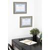 imageDesignOvation Kieva Solid Wood Document Frames Distressed Black 85x11 Pack of 6Gray