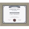 imageDesignOvation Kieva Solid Wood Document Frames Distressed Black 85x11 Pack of 6Gray