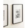 imageKate and Laurel Inglewood Modern Wall Picture Frame Set of 3 11x14 matted to 5x7 Natural Wood ThreePiece Frame Set for Gallery Wall Accent Set in Living Room DecorBlack