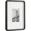 imageKate and Laurel Inglewood Modern Wall Picture Frame Set of 3 11x14 matted to 5x7 Natural Wood ThreePiece Frame Set for Gallery Wall Accent Set in Living Room DecorBlack