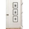 imageKate and Laurel Inglewood Modern Wall Picture Frame Set of 3 11x14 matted to 5x7 Natural Wood ThreePiece Frame Set for Gallery Wall Accent Set in Living Room DecorBlack