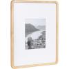 imageKate and Laurel Inglewood Modern Wall Picture Frame Set of 3 11x14 matted to 5x7 Natural Wood ThreePiece Frame Set for Gallery Wall Accent Set in Living Room DecorNatural