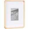 imageKate and Laurel Inglewood Modern Wall Picture Frame Set of 3 11x14 matted to 5x7 Natural Wood ThreePiece Frame Set for Gallery Wall Accent Set in Living Room DecorNatural