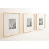 imageKate and Laurel Inglewood Modern Wall Picture Frame Set of 3 11x14 matted to 5x7 Natural Wood ThreePiece Frame Set for Gallery Wall Accent Set in Living Room DecorNatural