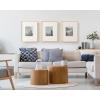 imageKate and Laurel Inglewood Modern Wall Picture Frame Set of 3 11x14 matted to 5x7 Natural Wood ThreePiece Frame Set for Gallery Wall Accent Set in Living Room DecorNatural