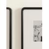 imageKate and Laurel Inglewood Modern Wall Picture Frame Set of 3 11x14 matted to 5x7 Natural Wood ThreePiece Frame Set for Gallery Wall Accent Set in Living Room DecorBlack