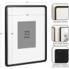 imageKate and Laurel Inglewood Modern Wall Picture Frame Set of 3 11x14 matted to 5x7 Natural Wood ThreePiece Frame Set for Gallery Wall Accent Set in Living Room DecorBlack